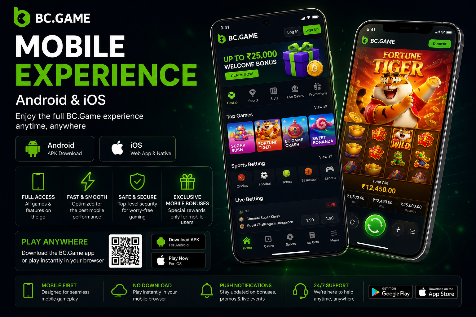 Mobile Experience (Android & iOS)
