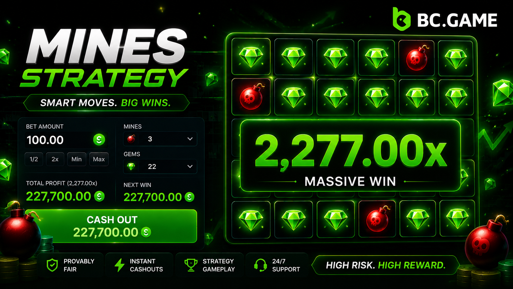 BC.Game Mines Strategy and Tips